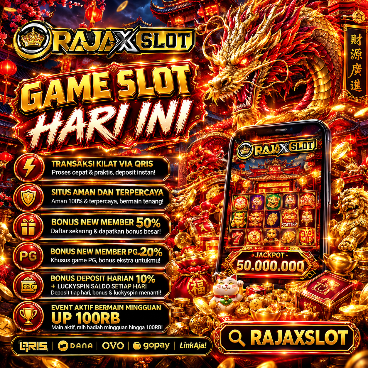 RAJAXSLOT Customer Service 24 Jam